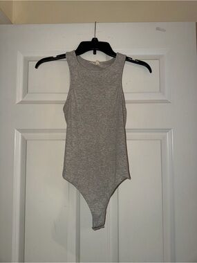 Gray bodysuit
